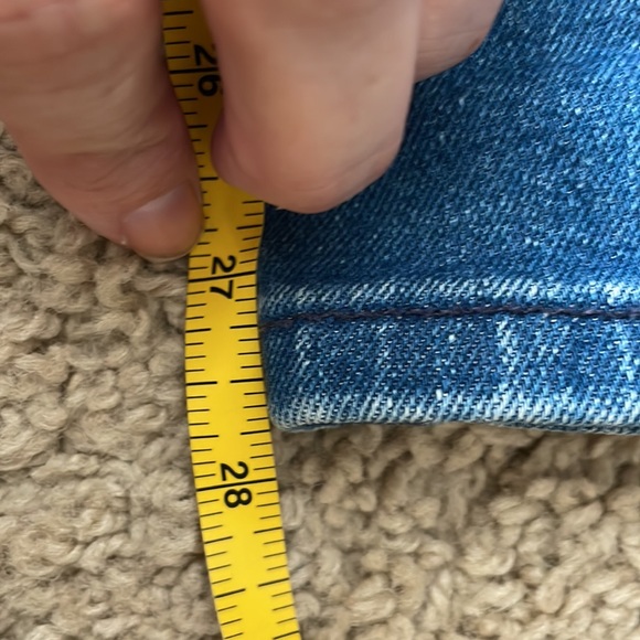 HUDSON COLLIN FLAP SKINNY CROP MED WASH BLUE SIZE 26 NWT - Picture 9 of 14